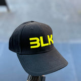 BERRETTO BLK NERO LOGO GIALLO - cappello uomo - black all