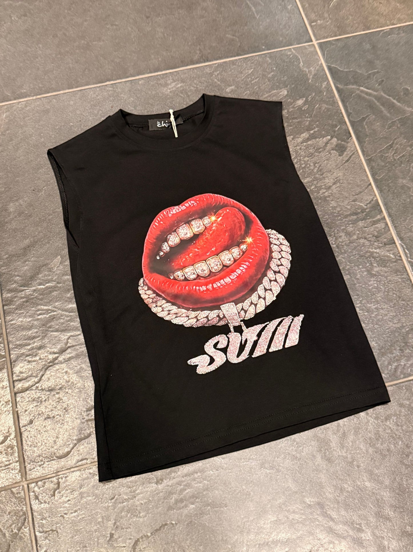 10081 T-SHIRT NERA - T-shirt bimbo -