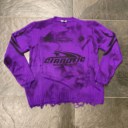 ML/WORLDWIDE VIOLA - Maglieria uomo - CIANOTIC