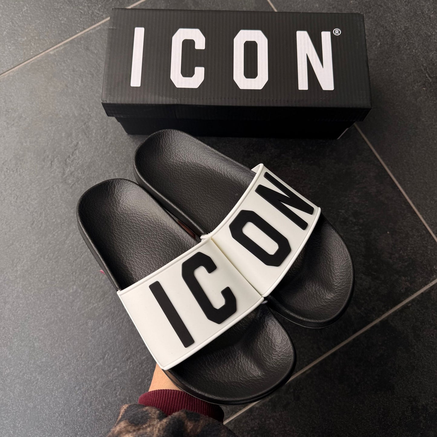 INS001 CIABATTE ICON BIANCHE - Ciabatte uomo - icon