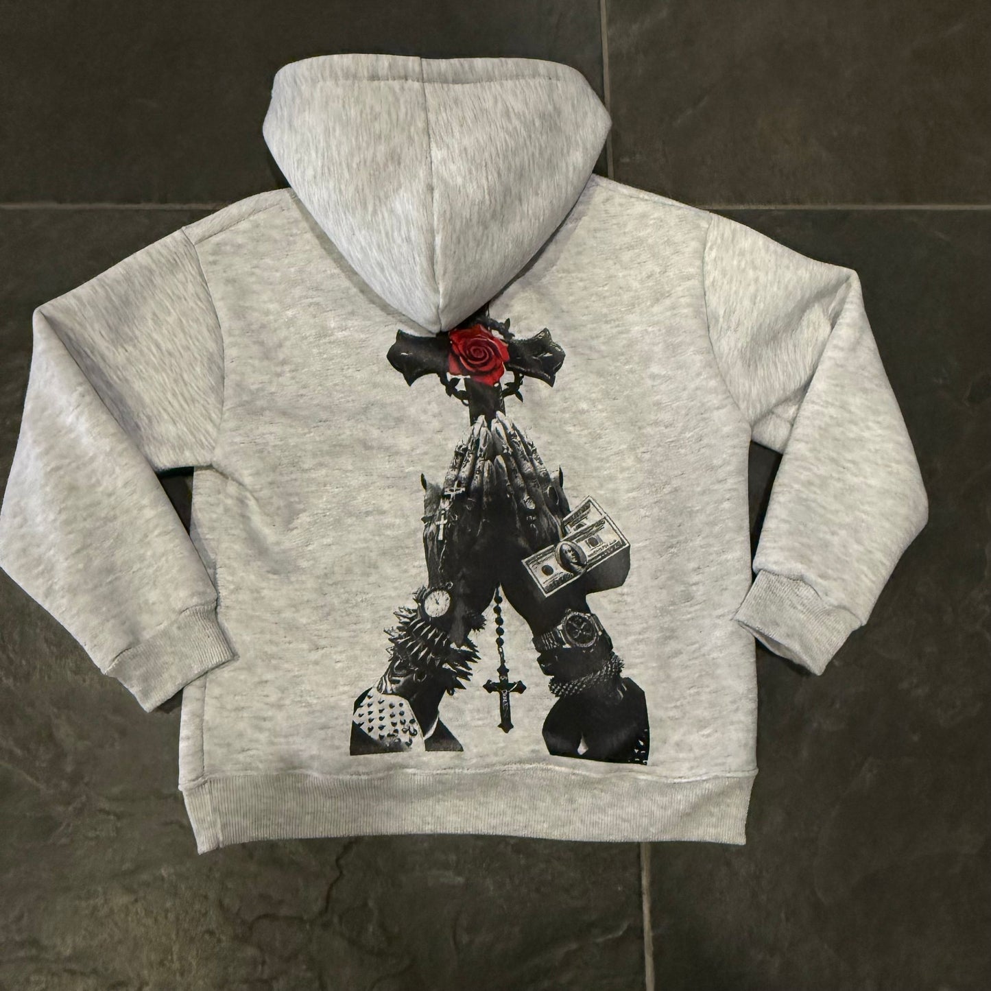 514 FELPA GRIGIO - felpa bimbo - IO CHICO