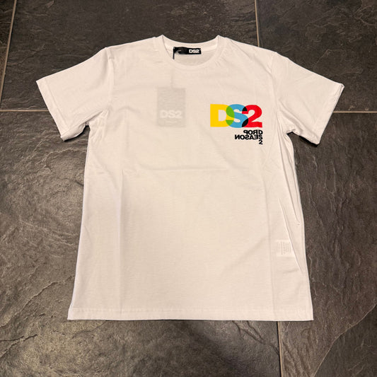 SS26293 T-SHIRT DS2 BIANCA - T-shirt uomo - DROP SEASON 2