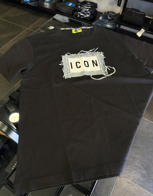 ICUS2S5T058 T-SHIRT ICON NERA - T-shirt uomo - icon