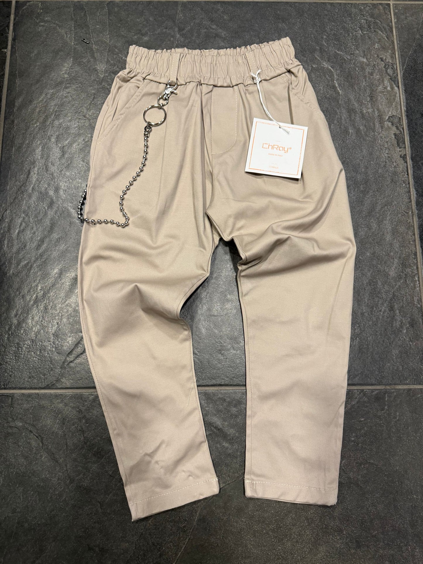 BM901 PANTALONE BIMBO BEIGE - Pantaloni bimbo -