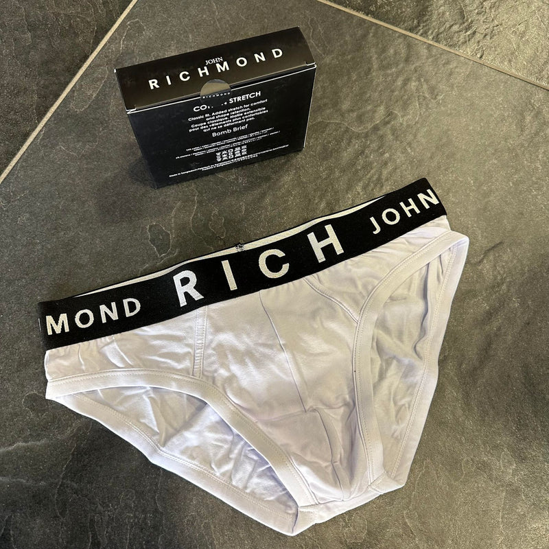 SLIP JOHN RICHMOND JRDIST02SL BIANCO - slip uomo - JOHN RICHMOND