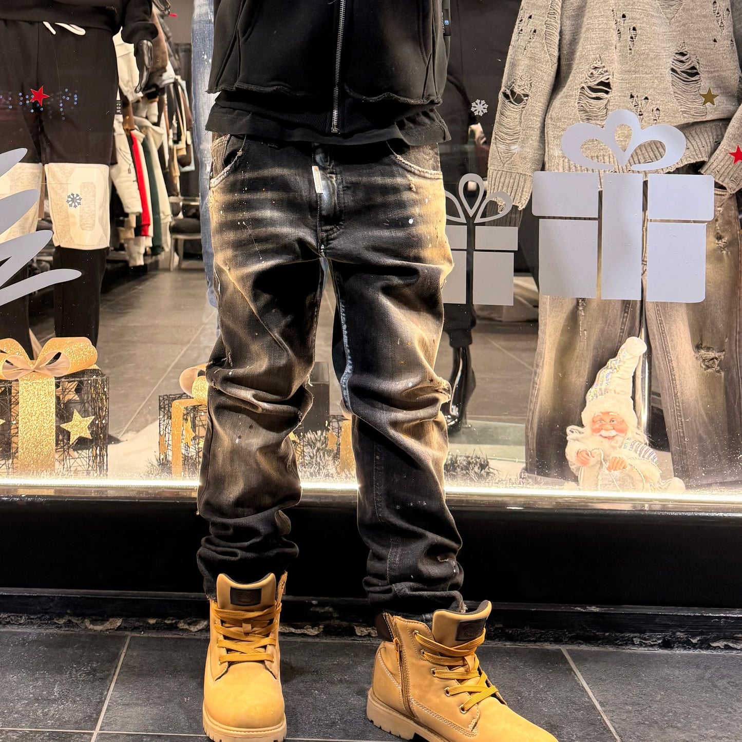 CB RABIT BLACK - JEANS BIMBO - CIANOTIC