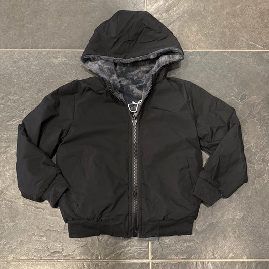 F-196 GIUBBINO REVERSIBILE BIMBO NERO/GRIGIO - GIUBBINO BIMBO -