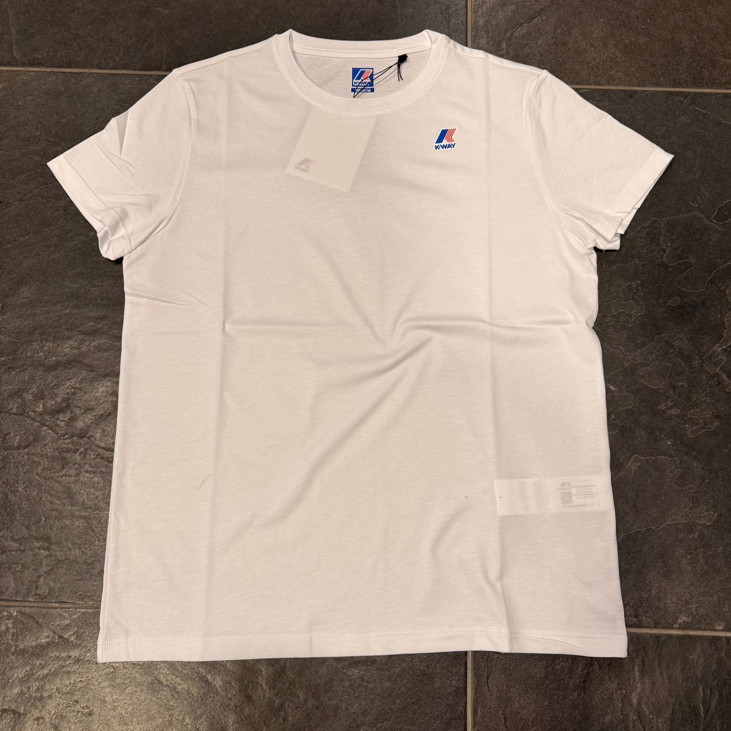 K-WAY T-SHIRT BIANCA 001 - T-shirt uomo - K-WAY