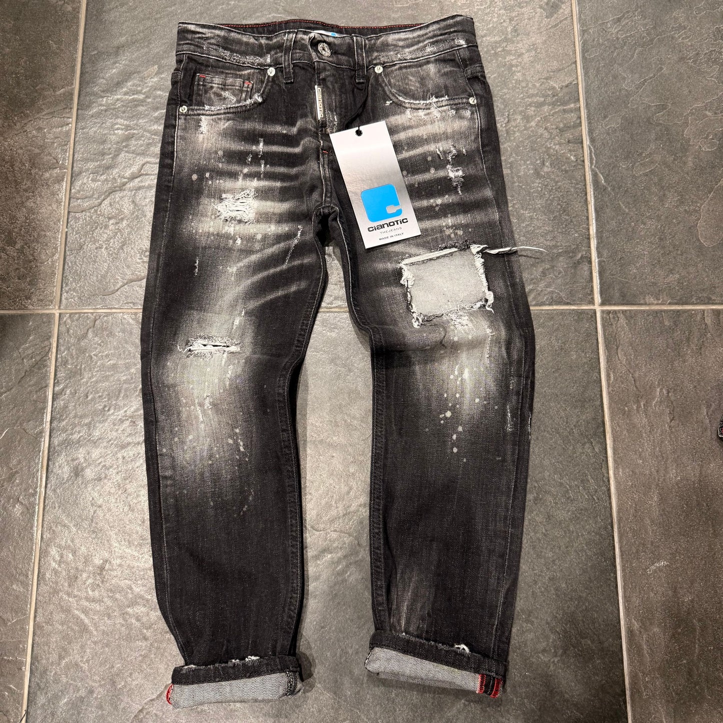 CB ROMEO BLACK - JEANS BIMBO - CIANOTIC