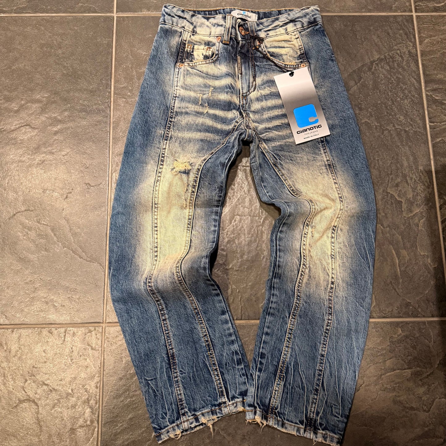 CB BAGGY MB 28 BLUE - JEANS BIMBO - CIANOTIC