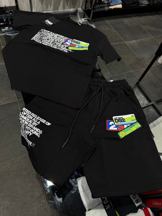 SS25227 COMPLETO DS2 NERO - Completo uomo - DROP SEASON 2