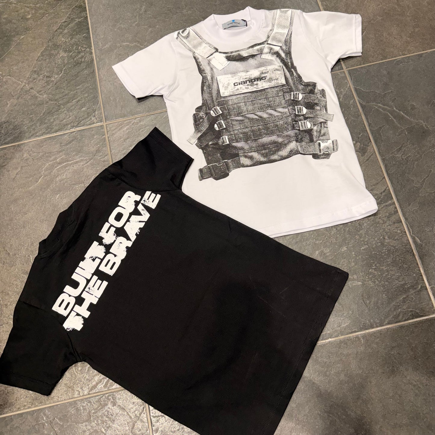 BRAVE T-SHIRT CIANOTIC NERA BIMBO - T-shirt bimbo - CIANOTIC