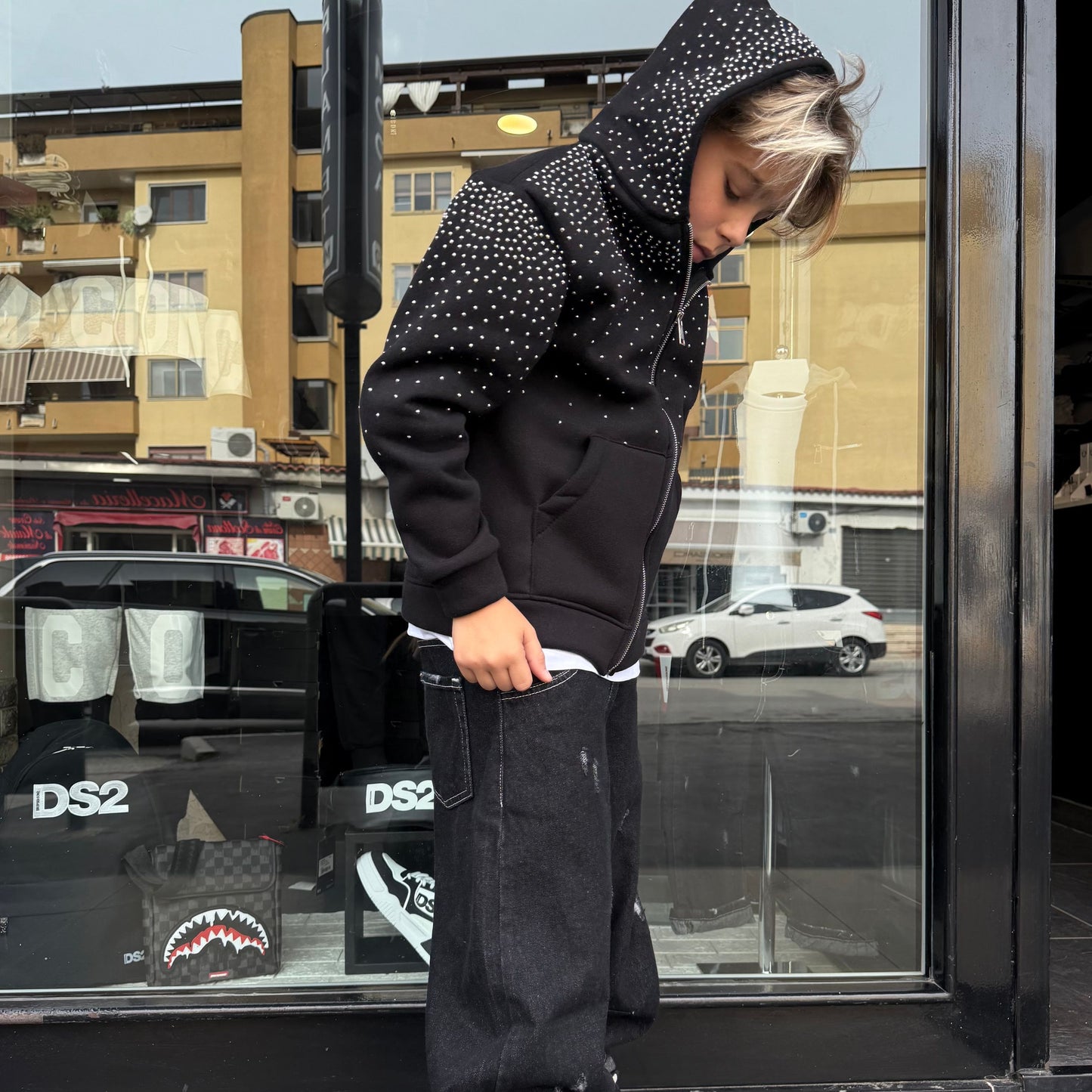 1091 FELPA DIAMOND BIMBO - felpa bimbo - IO CHICO