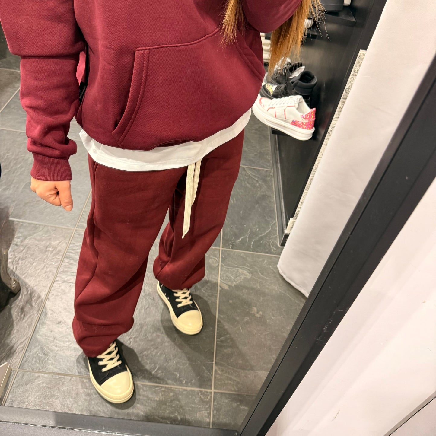 DRIP PANT PANTATUTA BORDO - pantatuta uomo - CIANOTIC