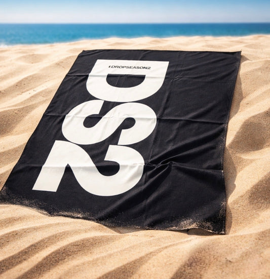 SS26B28 TELO MARE DS2 NERO - Telo mare - DROP SEASON 2