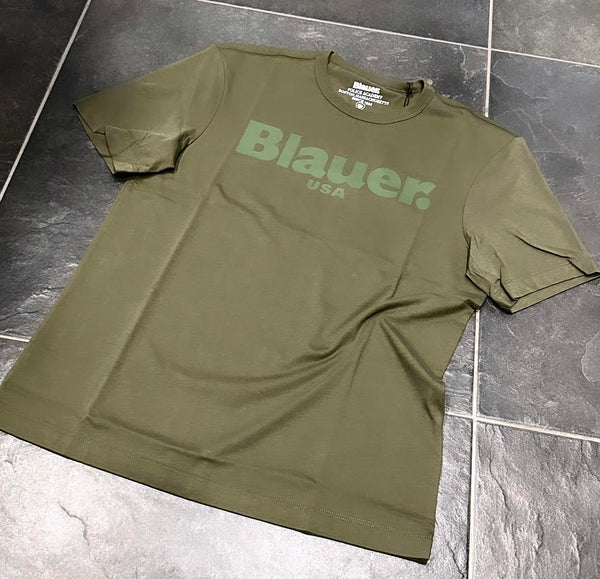 T-SHIRT BLAUER VERDE 24SBLUH02142 - T-shirt uomo - BLAUER