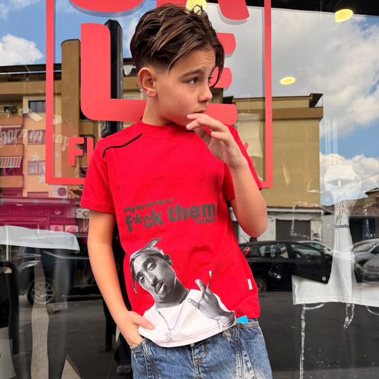 CB/2 PAC T-SHIRT BIMBO ROSSA - T-shirt bimbo - CIANOTIC
