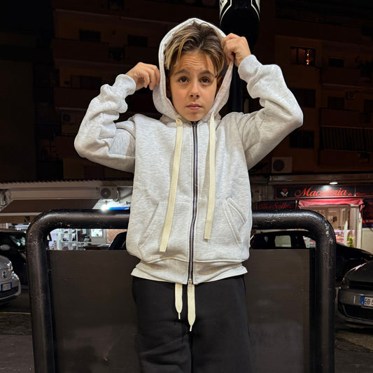 CB F/TRIPLE LANE HOODIE GRIGIO NIKE - felpa bimbo - CIANOTIC