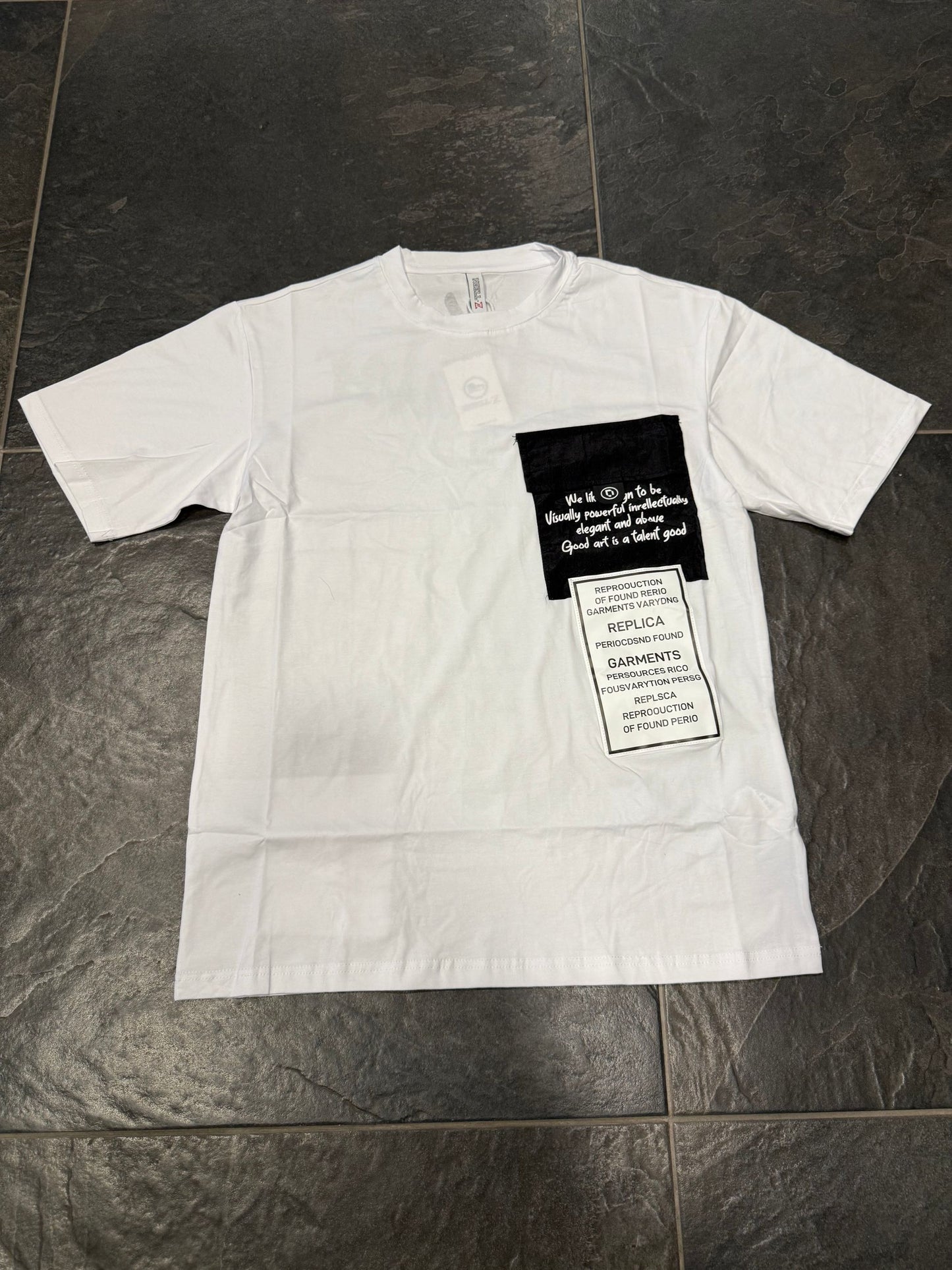 ECY-3138 T-SHIRT BIANCA - T-shirt uomo -