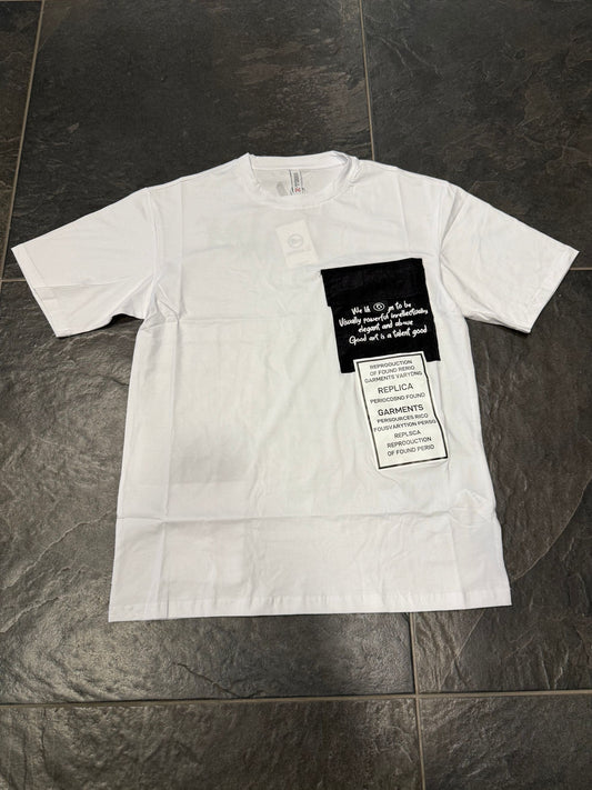 ECY-3138 T-SHIRT BIANCA - T-shirt uomo -