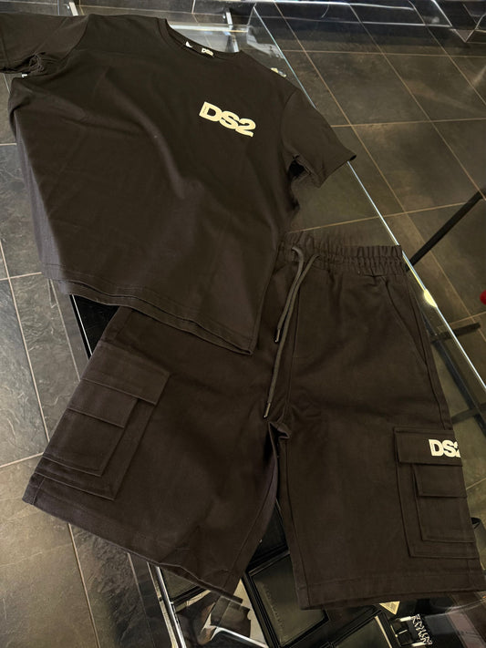 SS25264 COMPLETO DS2 NERO - Completo uomo - DROP SEASON 2