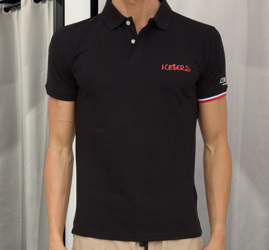 ICE4MPL01 POLO ICEBERG  NERA - T-Shirt e Polo - ICEBERG