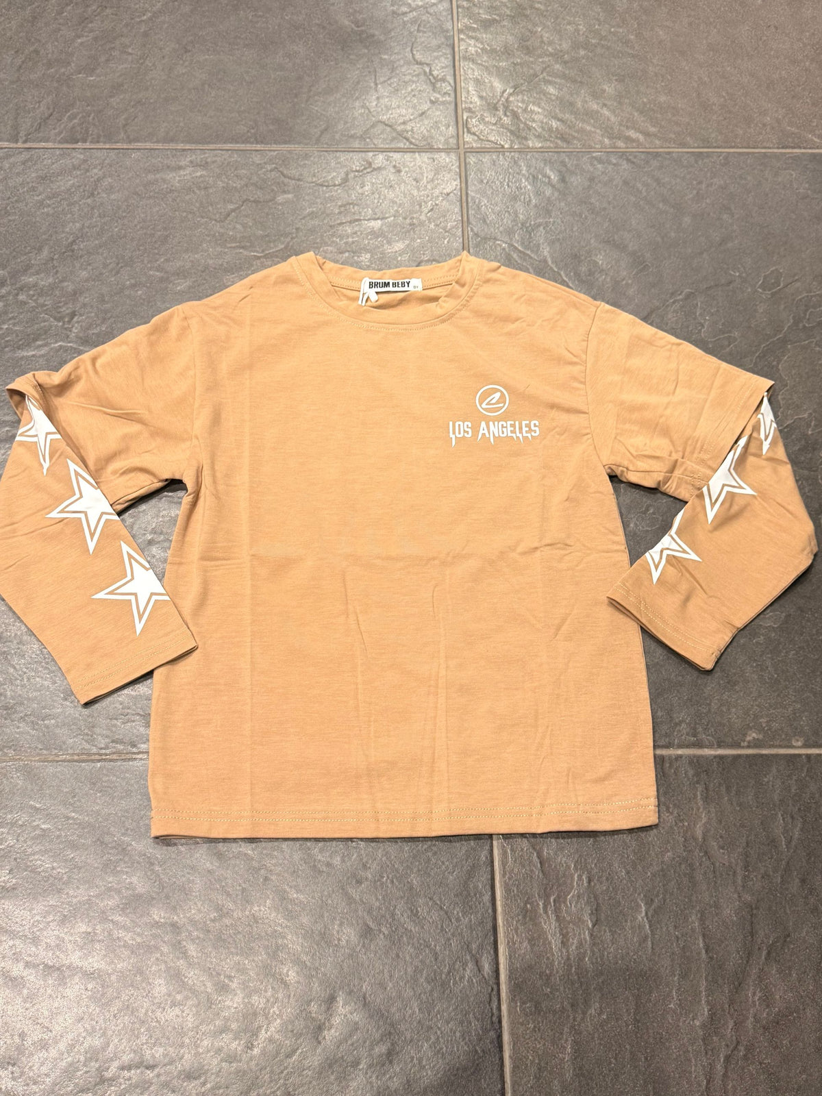 BM-6525 T-SHIRT BIMBO BEIGE - T-shirt bimbo -