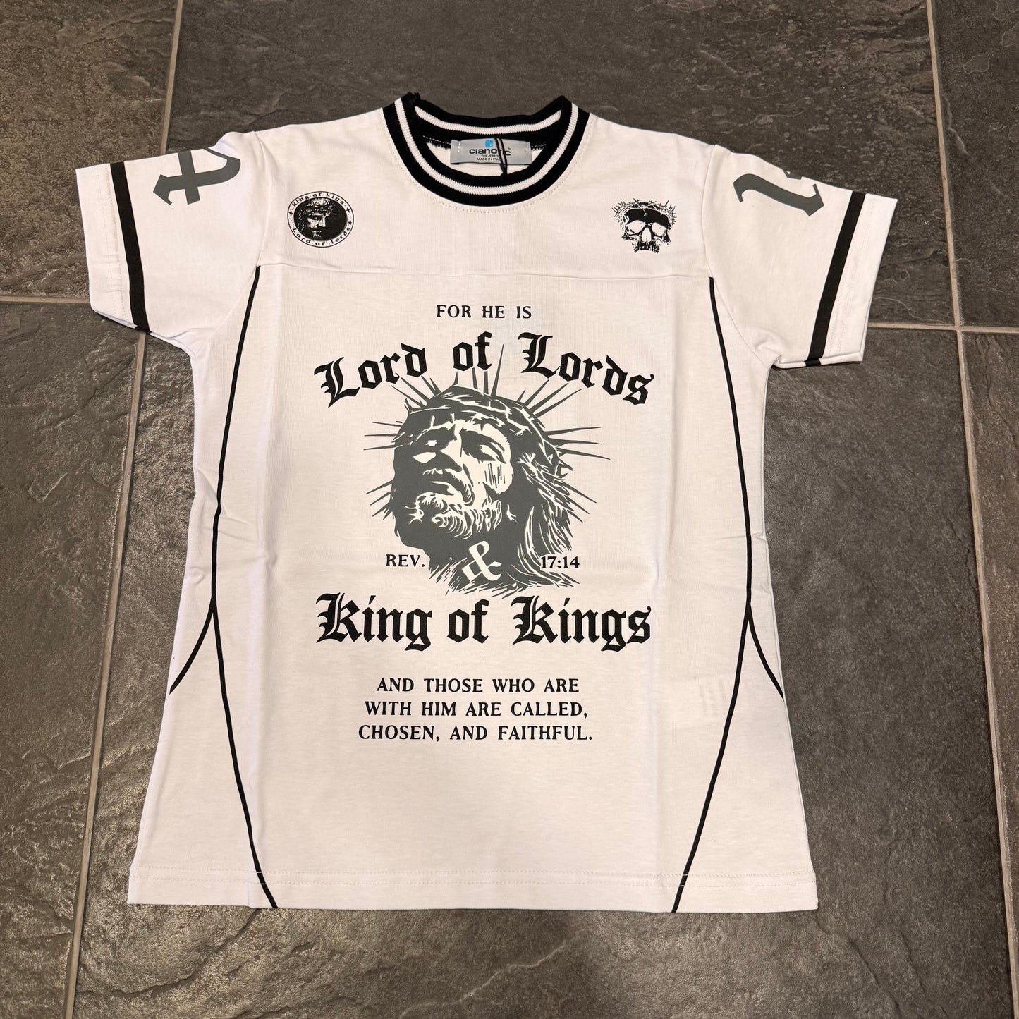 JESUS T-SHIRT BIMBO BIANCA - T-shirt bimbo - CIANOTIC