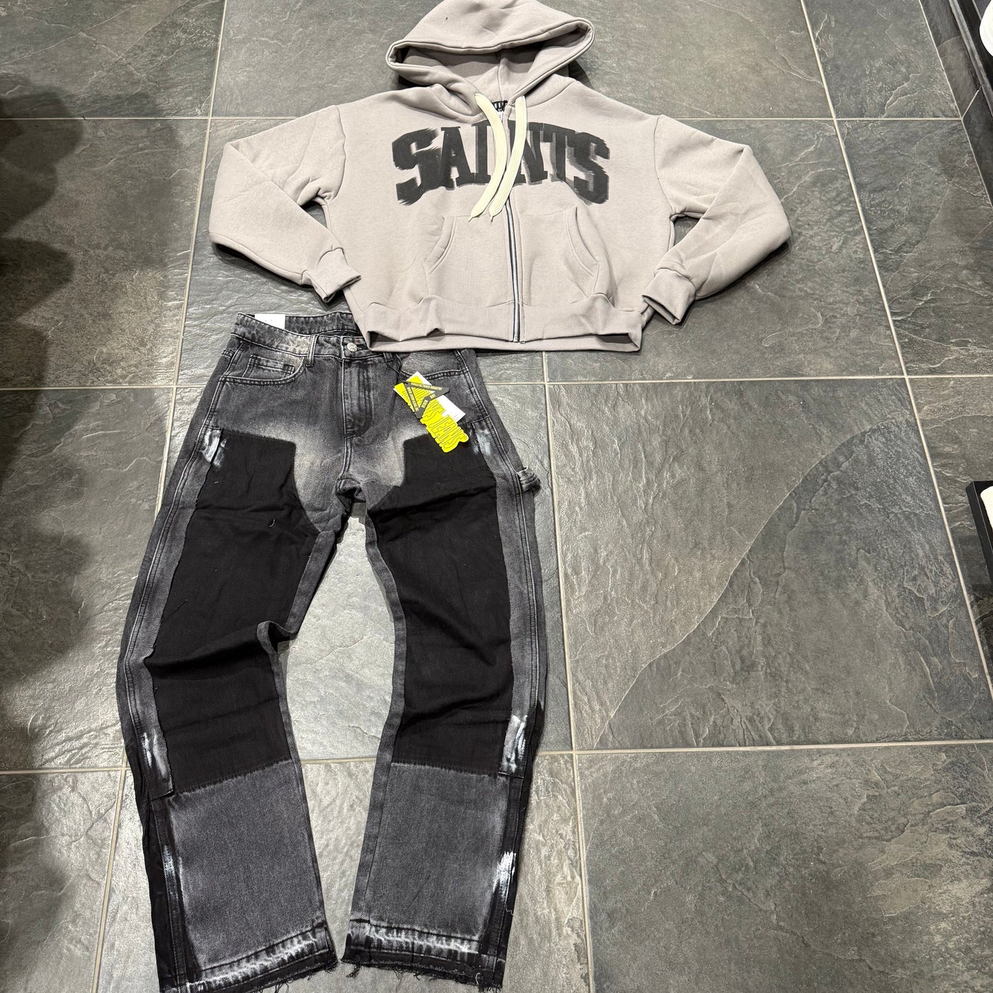 M1133 FELPA UOMO GRIGIA - FELPA UOMO -