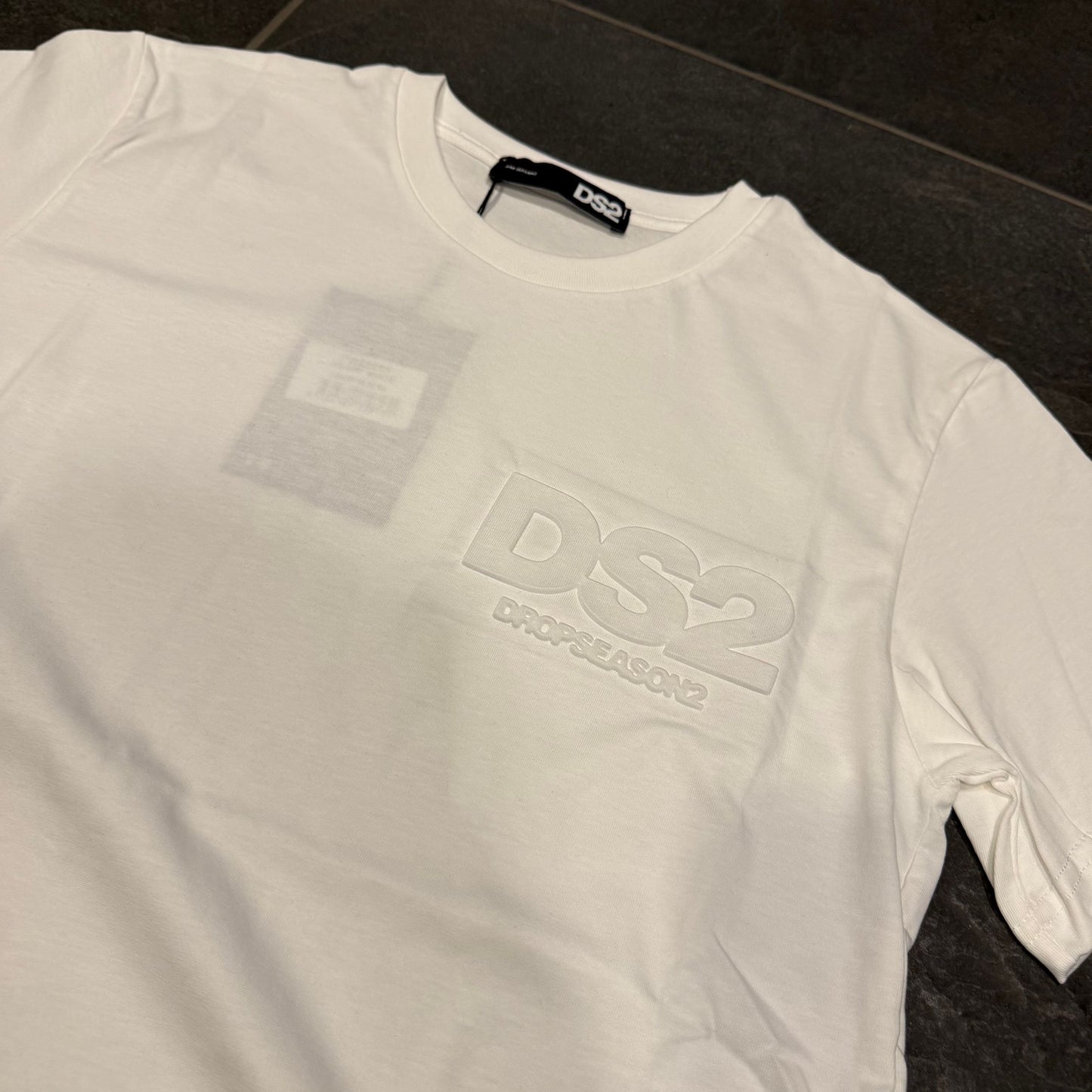 FW25283 T-SHIRT DS2 UOMO BIANCA - T-shirt uomo - DROP SEASON 2