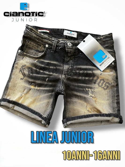 SHORT CB FAVELAS BLACK - short bimbo - CIANOTIC
