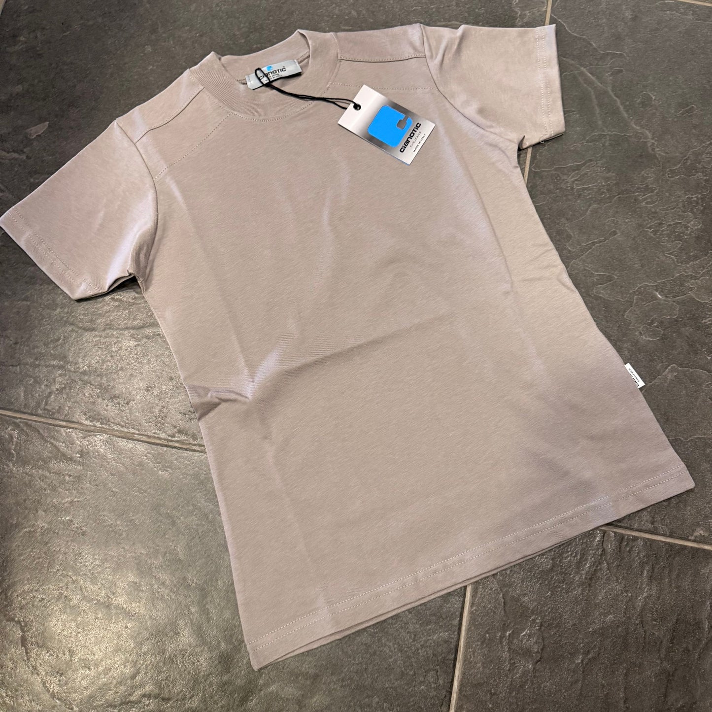T/BASIC GRIGIO FERRO - T-shirt bimbo - CIANOTIC
