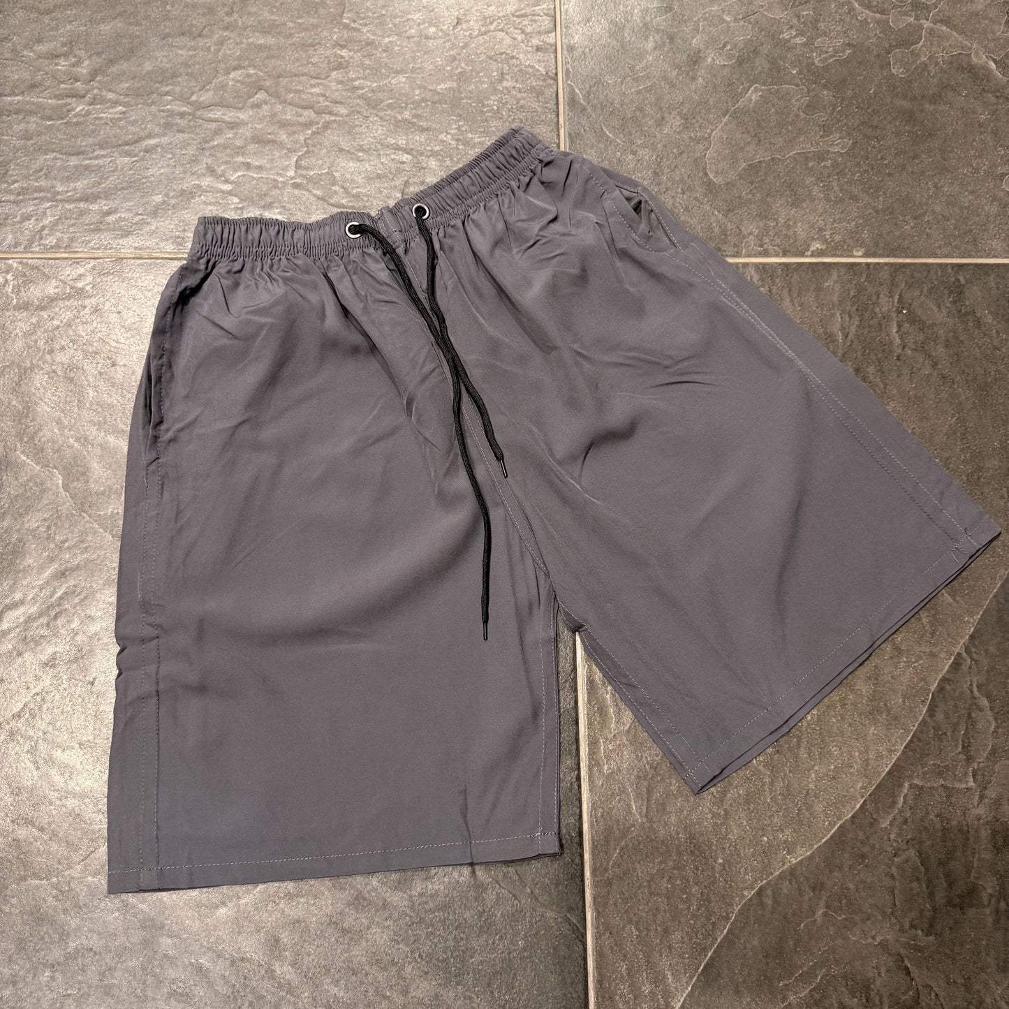 BERMUDA BASIC GRIGIO - bermuda uomo -