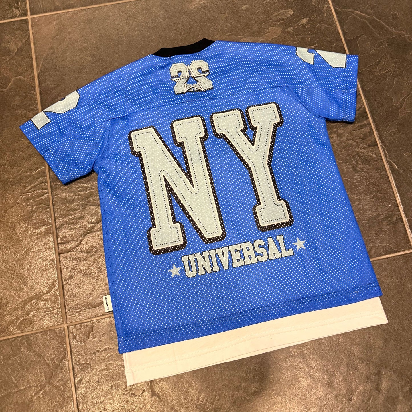 CB T-SHIRT MESH 22NY ROYAL - T-shirt bimbo - CIANOTIC