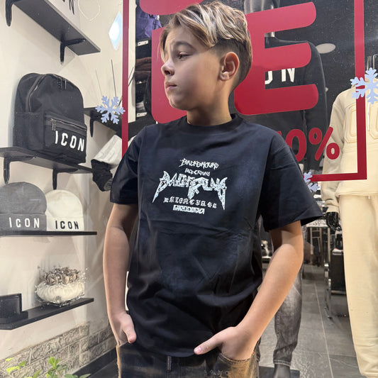 SZ171 T-SHIRT NERA BIMBO - T-shirt bimbo - IO CHICO