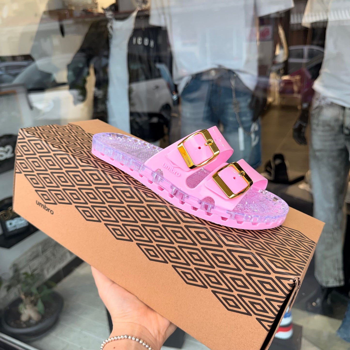 CIABATTE UMBRO ROSA - Ciabatte donna -