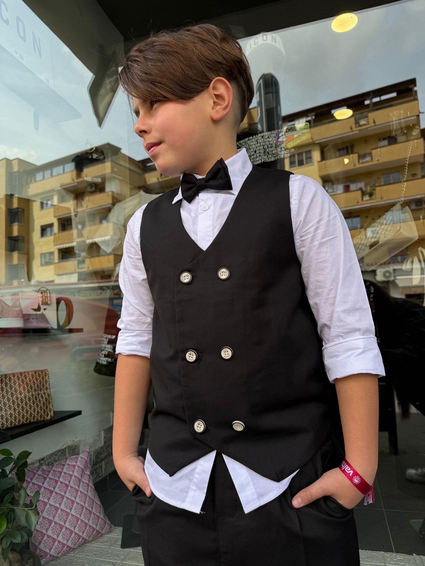 6689 COMPLETO BIMBO NERO - Completi classici bimbo -