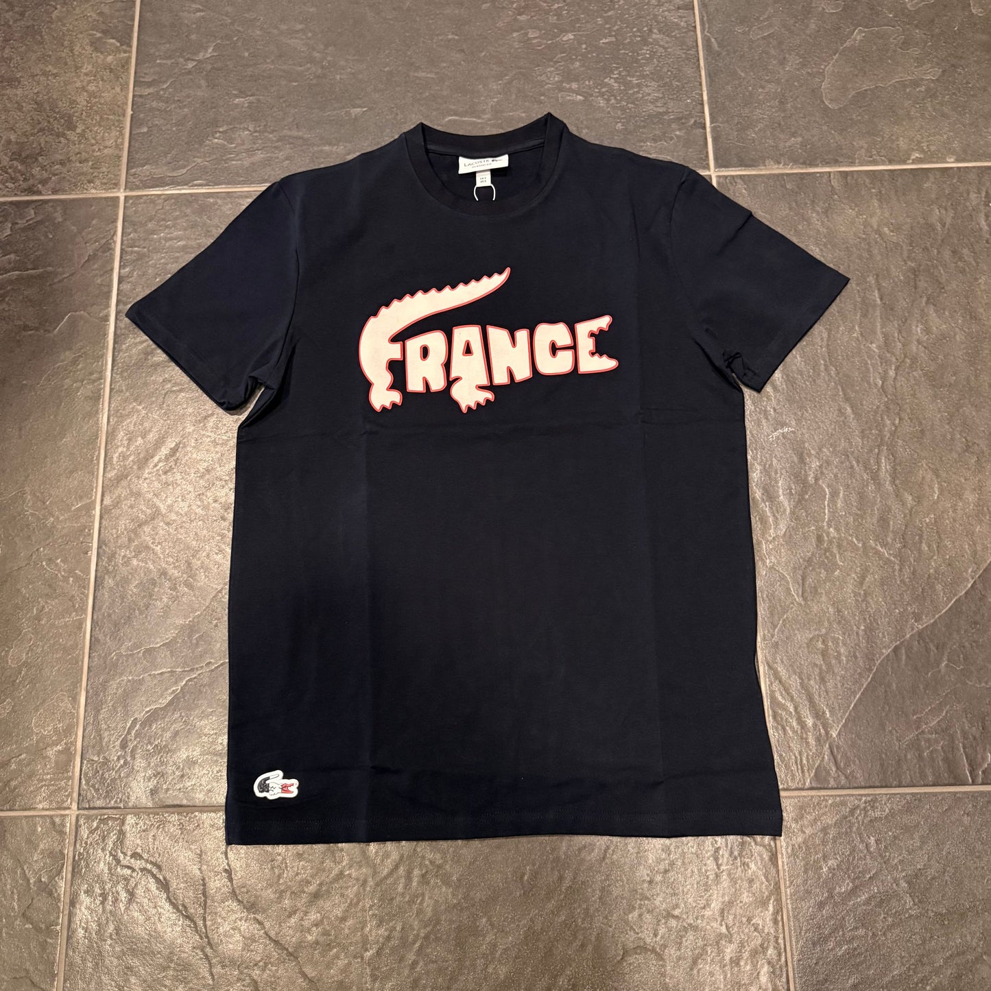 T-SHIRT LACOSTE FRANCE BLU - T-shirt uomo - LACOSTE