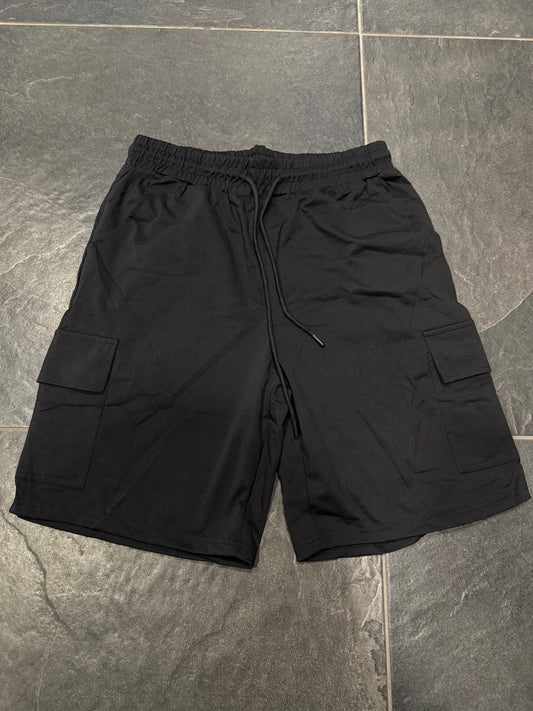 DA001 BERMUDA UOMO NERO - bermuda uomo -