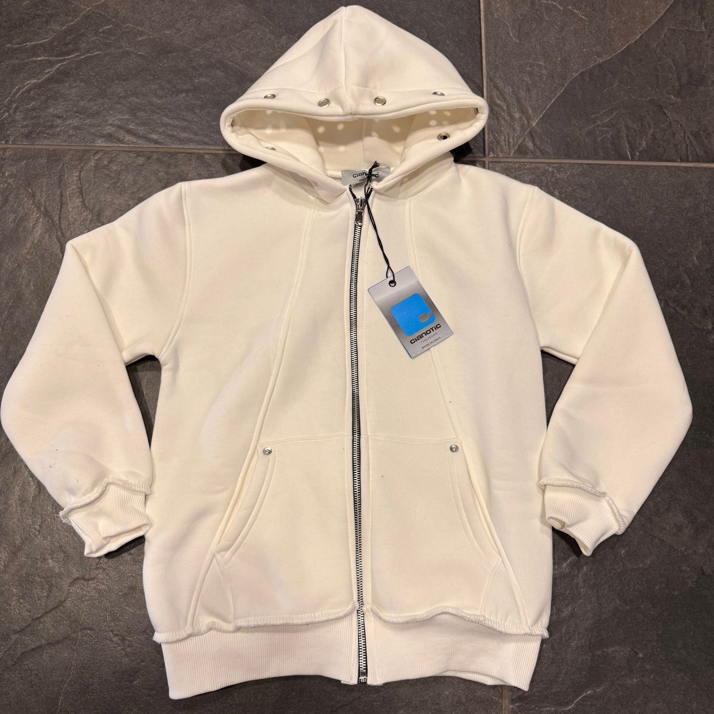 CB F/HOLLOW FRAME FELPA BIMBO PANNA - felpa bimbo - CIANOTIC