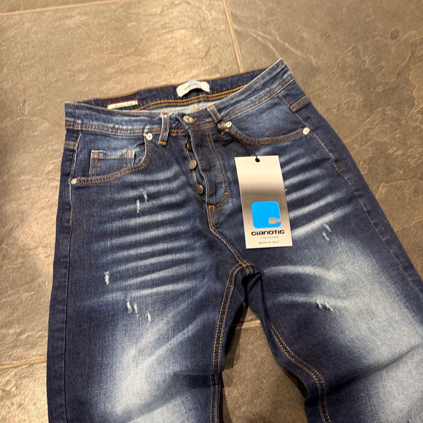NEW FIT BRANDO INDACO - Jeans uomo - CIANOTIC