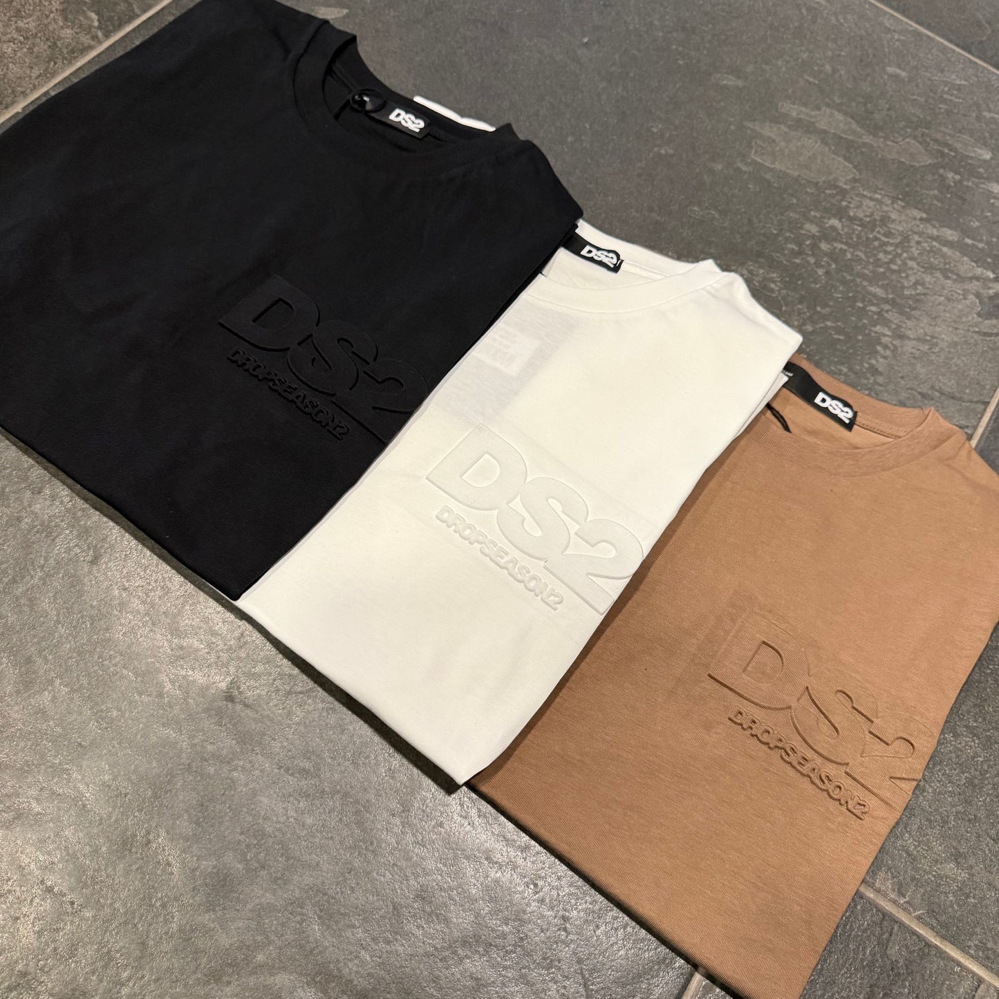 FW25283 T-SHIRT DS2 UOMO BIANCA - T-shirt uomo - DROP SEASON 2