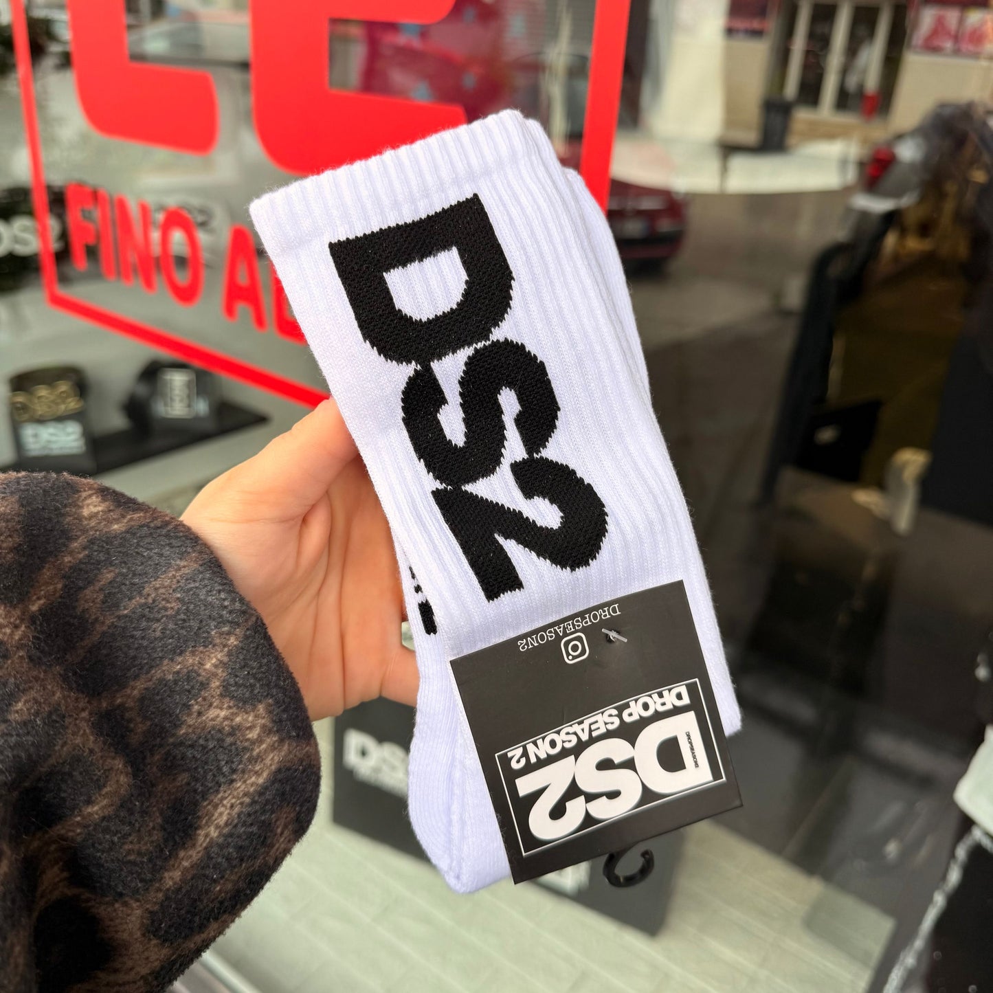 DS2C03 CALZINI DS2 BIANCO - Accessori uomo - DROP SEASON 2