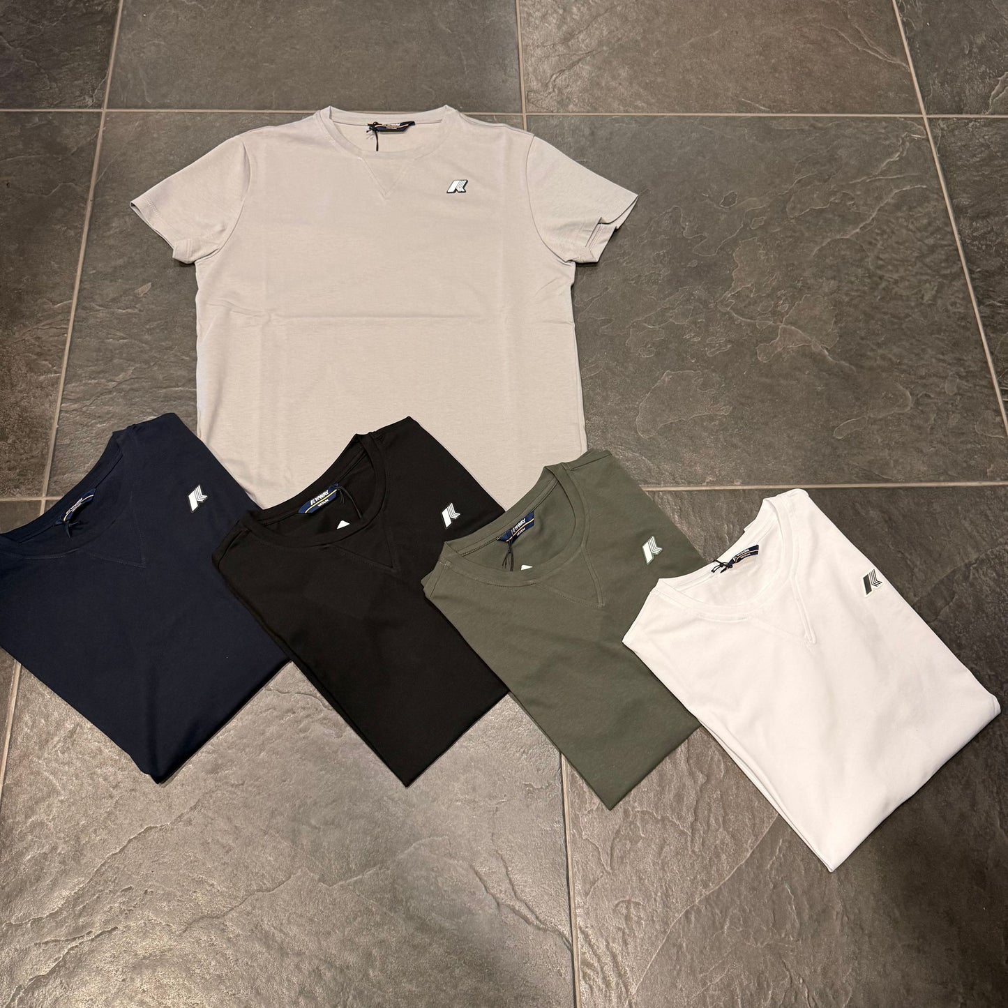 K-WAY T-SHIRT GREY 220 - T-shirt uomo - K-WAY