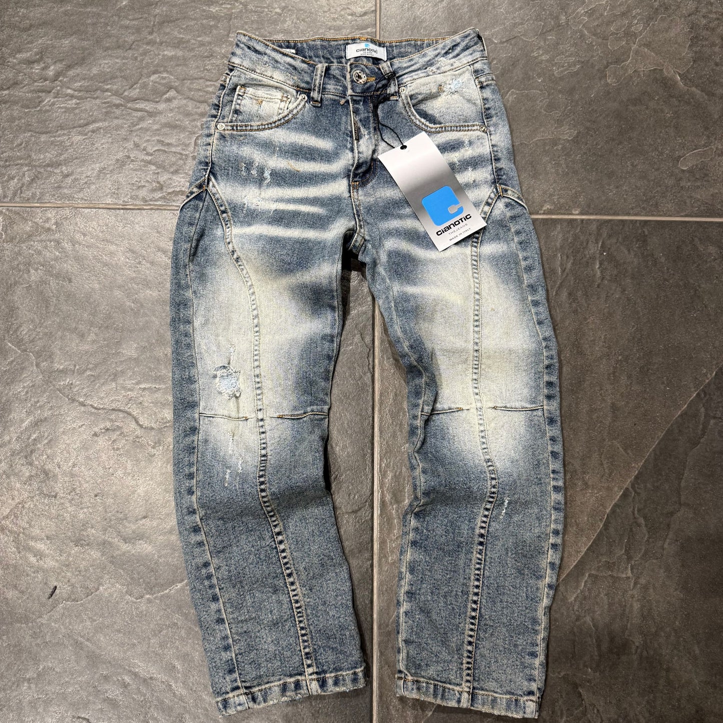 CB BAGGY 23 BLUE - JEANS BIMBO - CIANOTIC