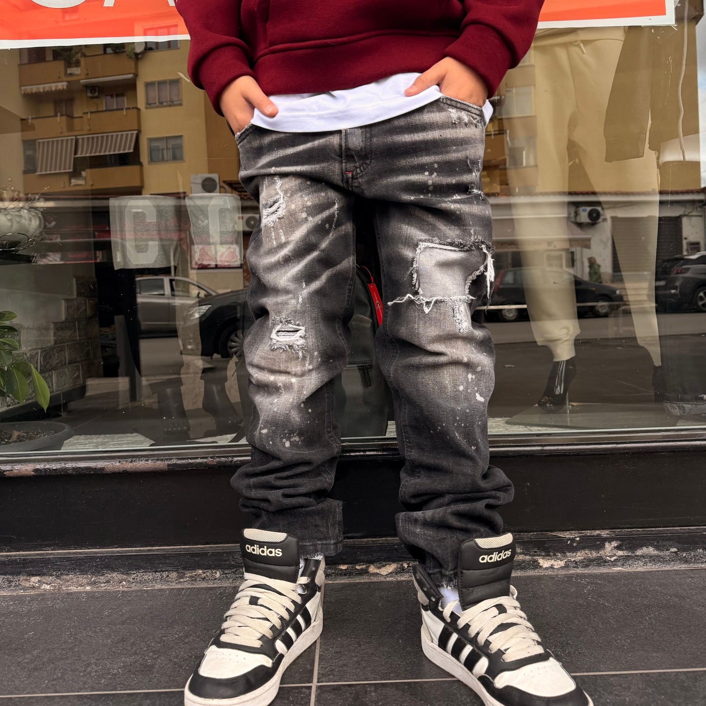 CB ROMEO BLACK - JEANS BIMBO - CIANOTIC