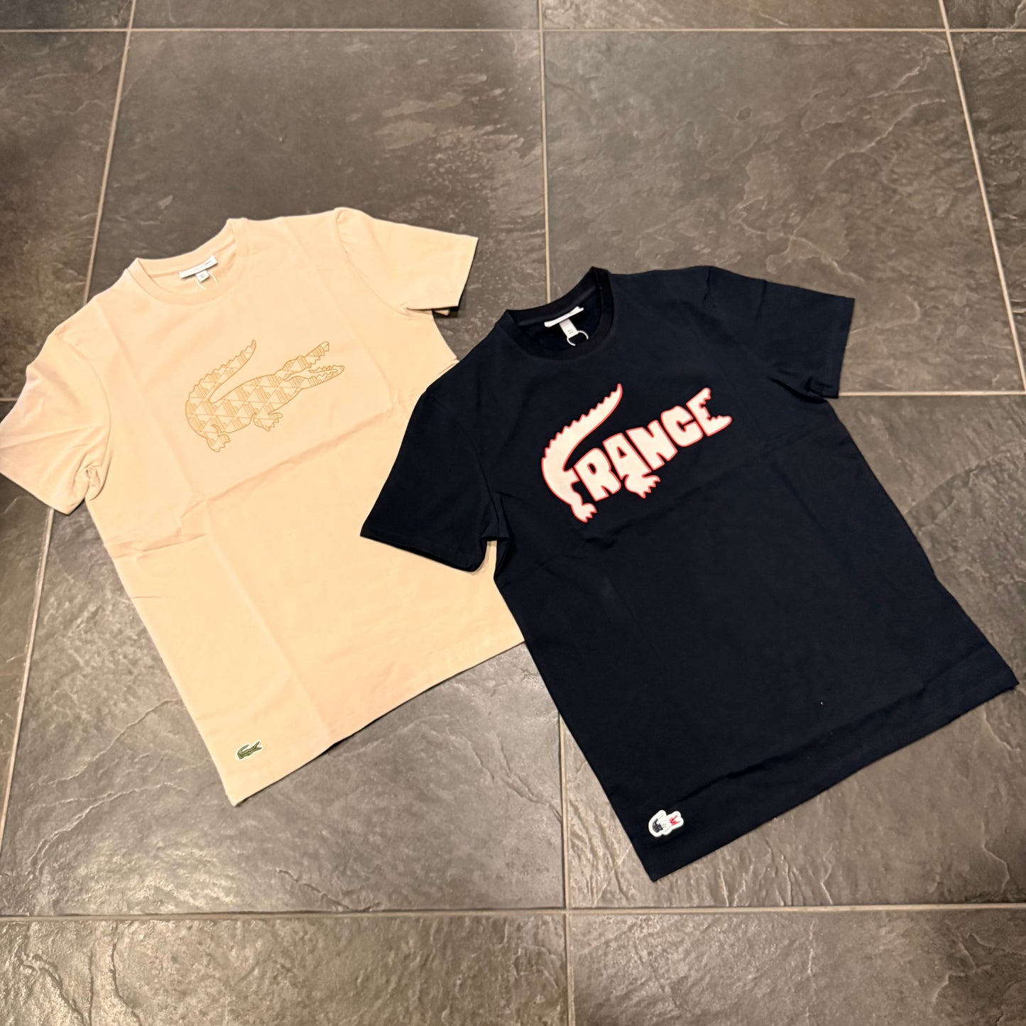 T-SHIRT LACOSTE BEIGE - T-shirt uomo - LACOSTE