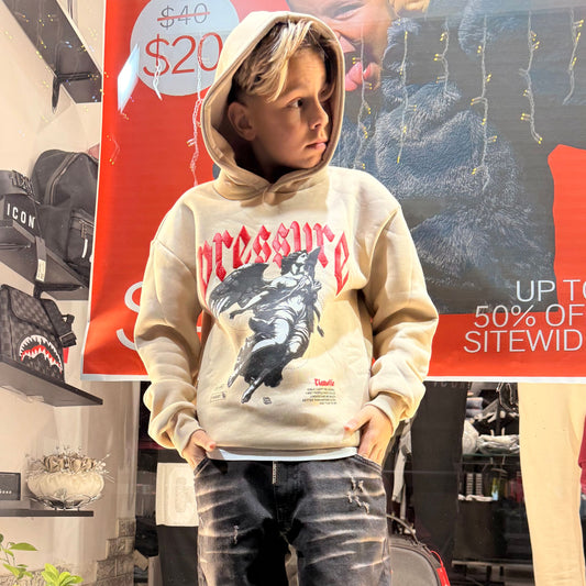 F/PESSURE BEIGE - felpa bimbo - CIANOTIC