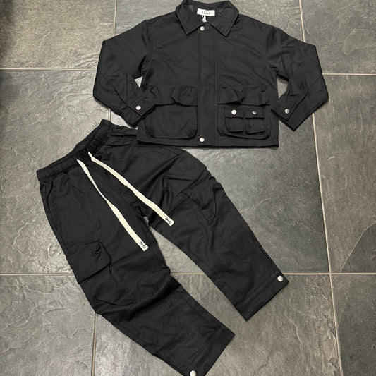 SZ-153 COORDINATO NERO BIMBO - Completo bimbo - IO CHICO