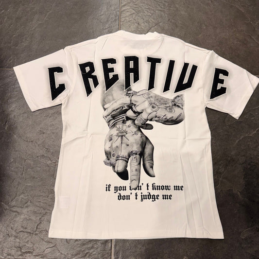 F-3067 T-SHIRT UOMO BIANCA - T-shirt uomo -